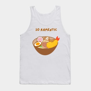 So Romantic Ramen Sloth Tank Top